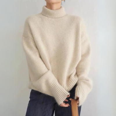 Emily Comfortable knitted turtleneck sweater