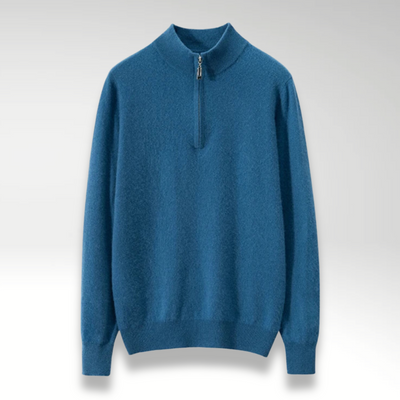 Lorain™ | Men’s Classic Cashmere Zip-Up Sweater