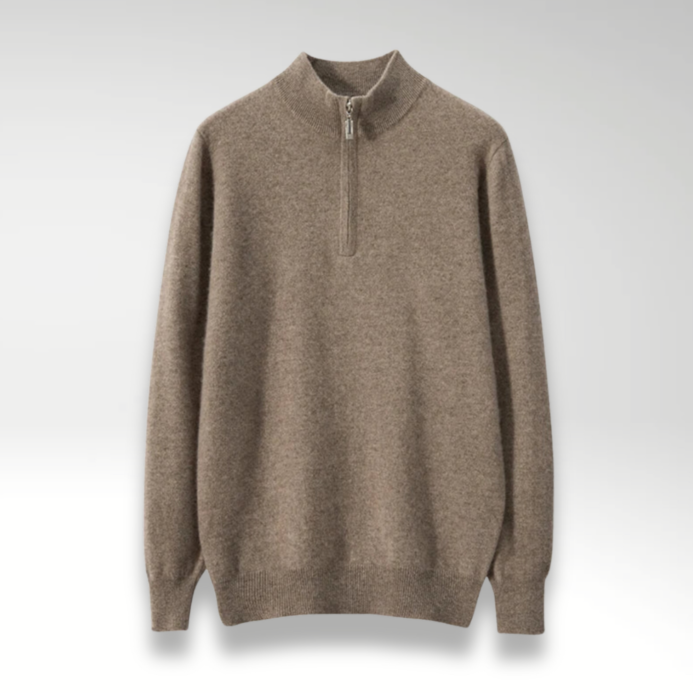 Lorain™ | Men’s Classic Cashmere Zip-Up Sweater