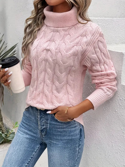 Olivia™ | Twisted Turtleneck Sweater