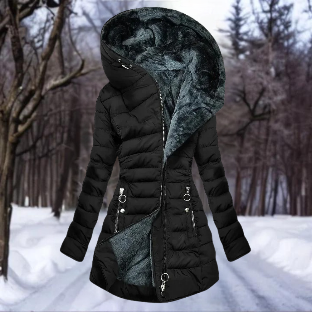 Sophia - Elegant plush coat for women