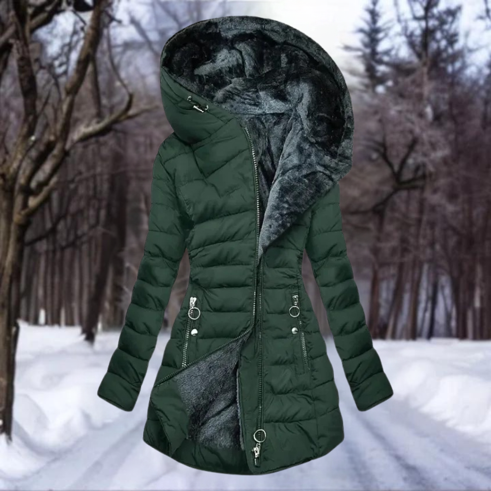 Sophia - Elegant plush coat for women