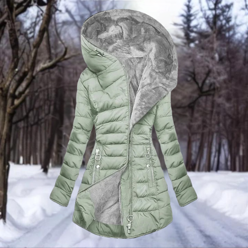 Sophia - Elegant plush coat for women