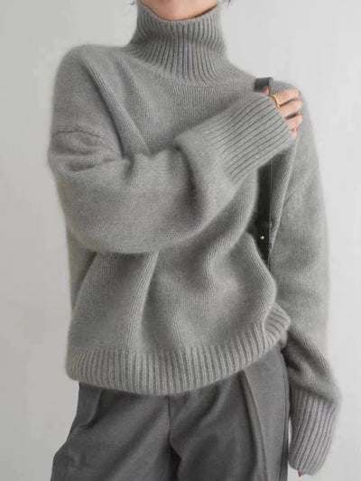 Emily Comfortable knitted turtleneck sweater