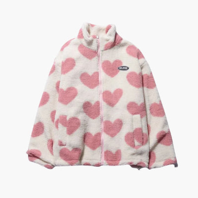 Anna | Double-Sided Heart Coat - Unique Collection