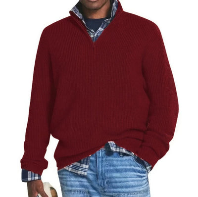 Mark | Men's Zipped Knitted Sweater