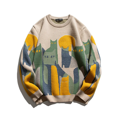 Lino Mouth-watering cat | Pullover