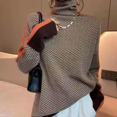 Ella™ | Striped pullover for winter