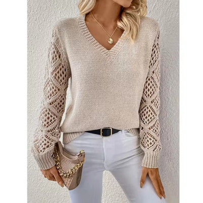 Lorain™ | Knitted V-Neck Casual Sweater