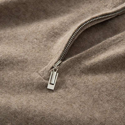 Lorain™ | Men’s Classic Cashmere Zip-Up Sweater