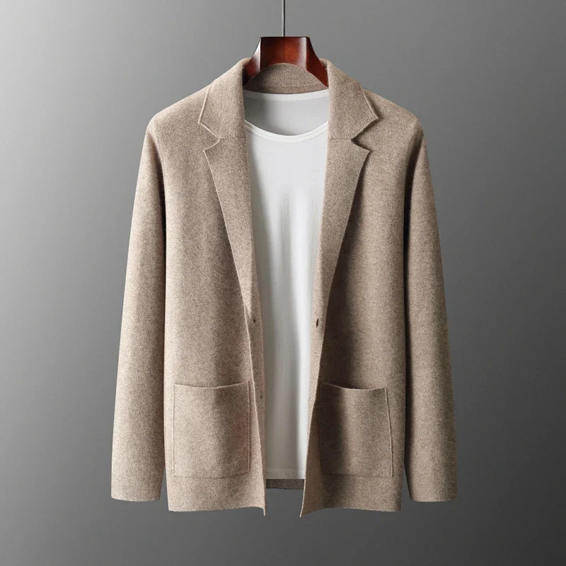 Lorain™ | Timeless Merino Wool Men's Cardigan