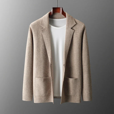 Lorain™ | Timeless Merino Wool Men's Cardigan