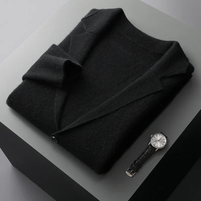 Lorain™ | Timeless Merino Wool Men's Cardigan