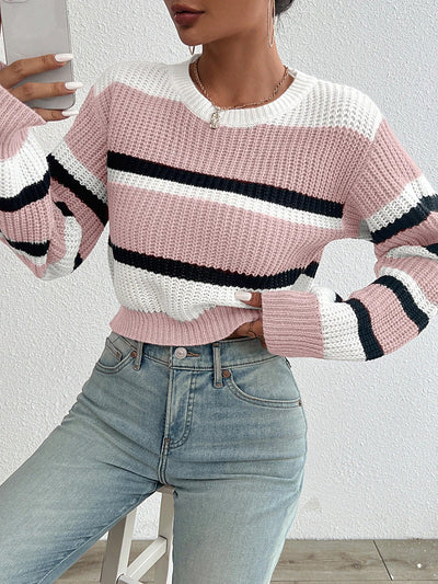 Lorain™ | Knitted Drop Shoulder Sweater