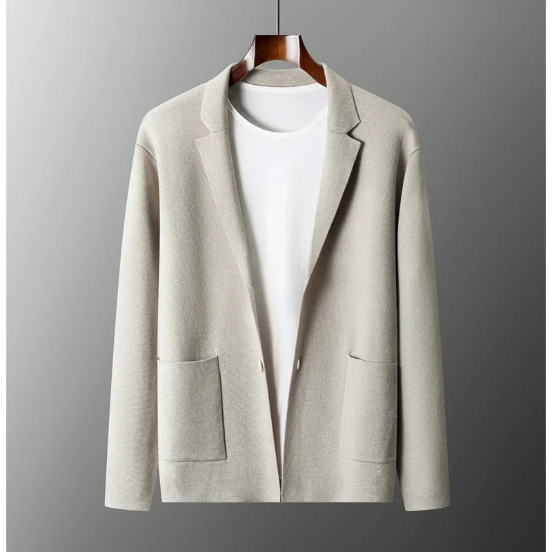 Lorain™ | Timeless Merino Wool Men's Cardigan