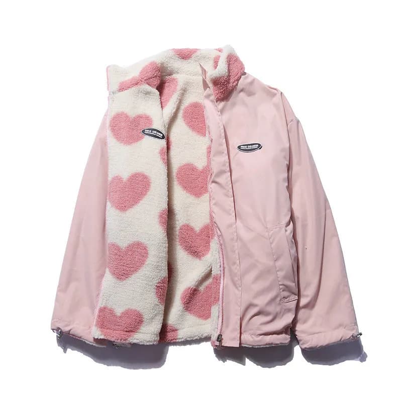 Anna | Double-Sided Heart Coat - Unique Collection