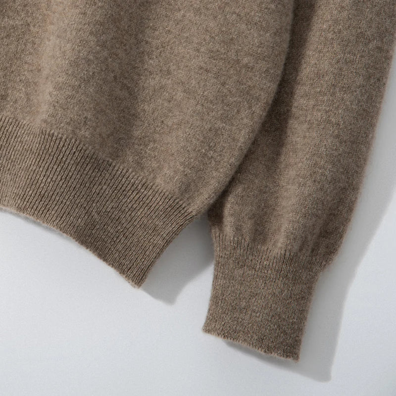 Lorain™ | Men’s Classic Cashmere Zip-Up Sweater