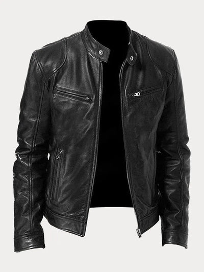 Daniele | Casual leather jacket for men