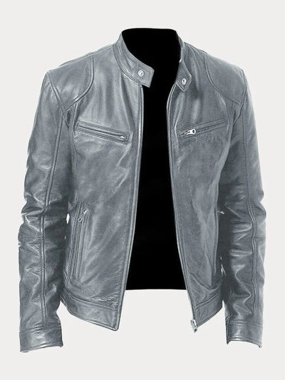 Daniele | Casual leather jacket for men