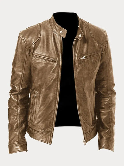 Daniele | Casual leather jacket for men