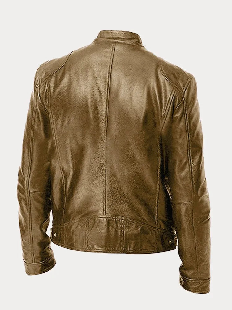 Daniele | Casual leather jacket for men