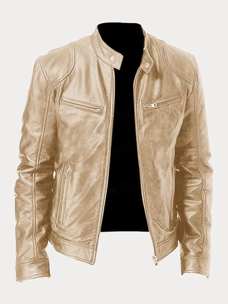 Daniele | Casual leather jacket for men