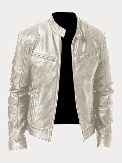 Daniele | Casual leather jacket for men