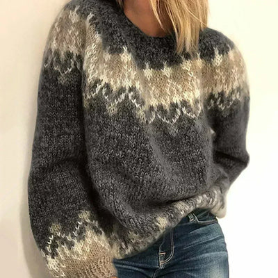 Lorain™ | Mohair Jacquard Sweater Pattern