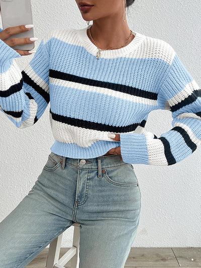 Lorain™ | Knitted Drop Shoulder Sweater