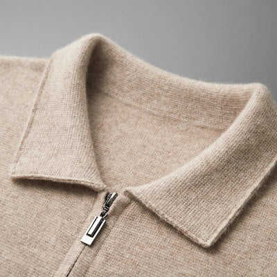 Lorain™ | Premium Merino Zip-Up Cardigan