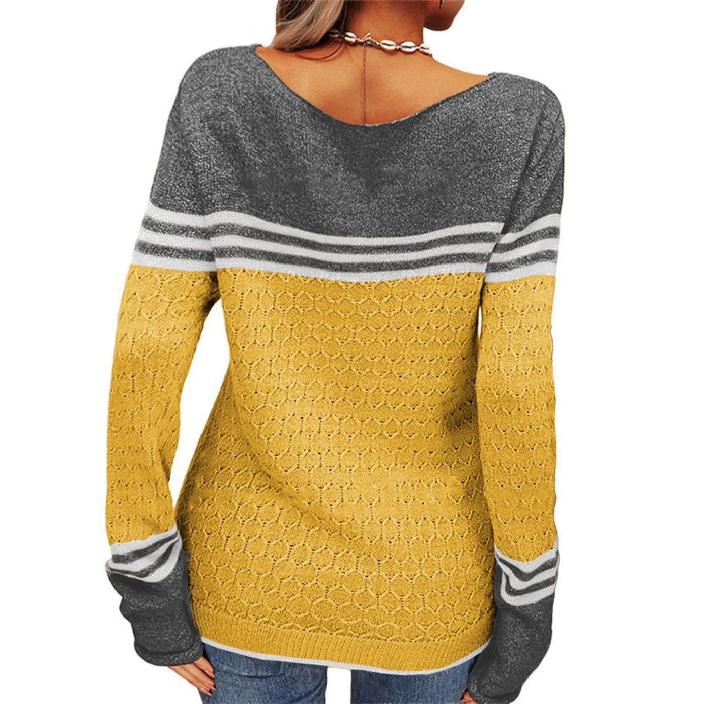 Lorain™ | Casual Stripe Knitted Sweater