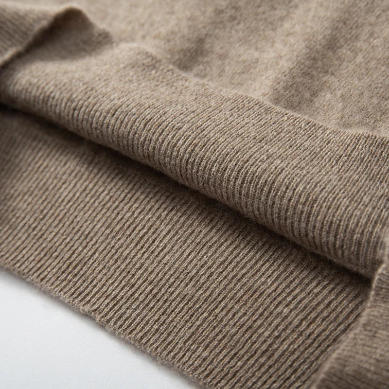 Lorain™ | Men’s Classic Cashmere Zip-Up Sweater