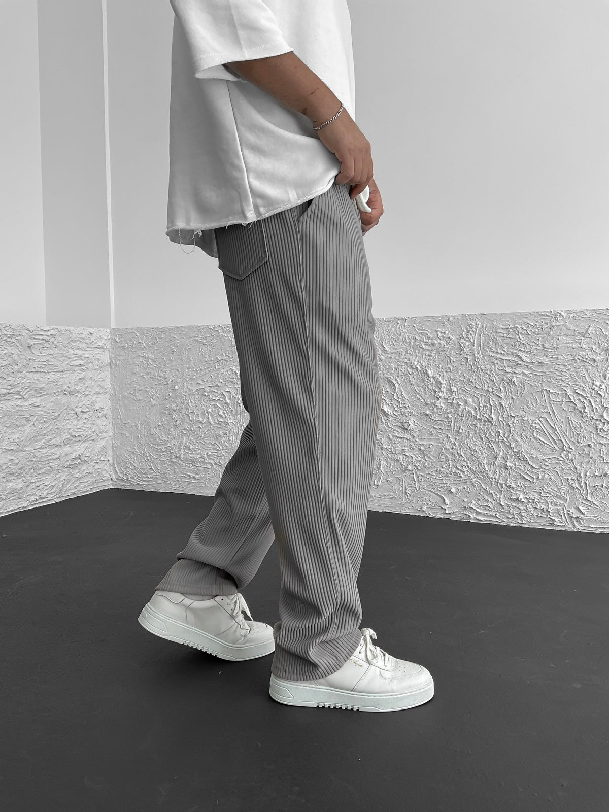 Sebastian™ - Comfortable ribbed spandex pants