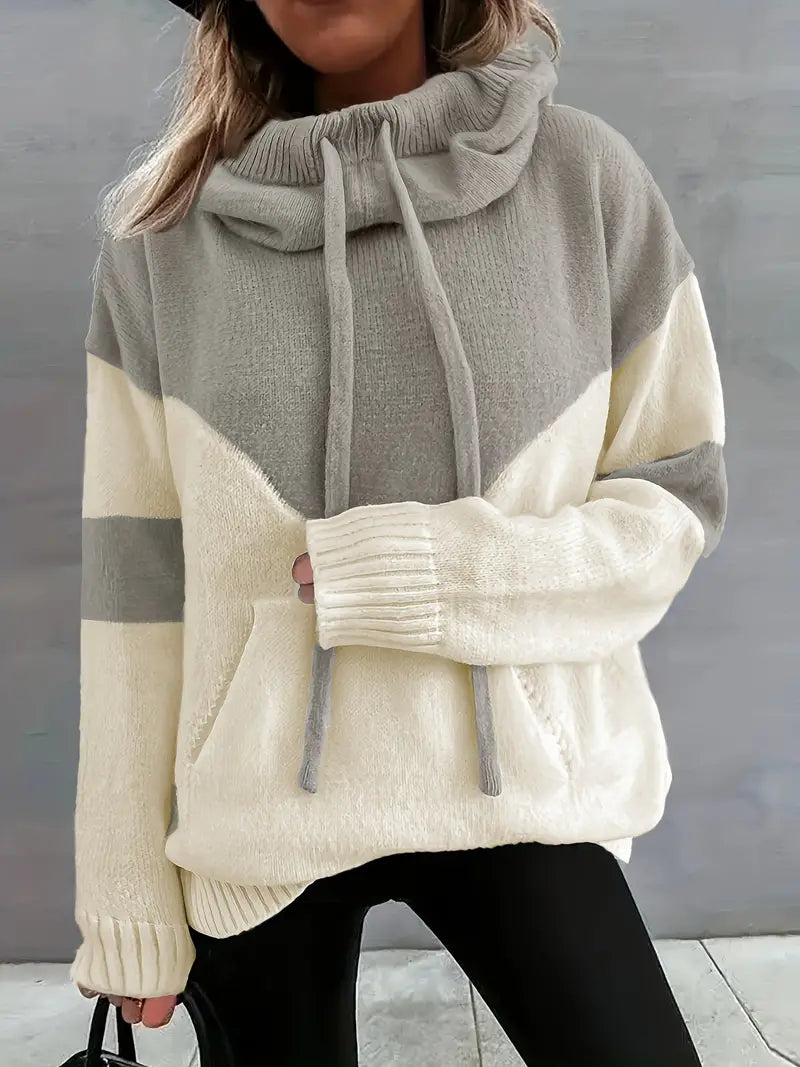 Rosaline Pullover With Hood And Drawstring