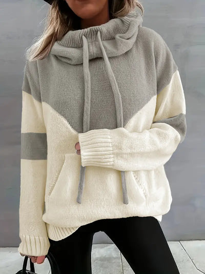 Rosaline Pullover With Hood And Drawstring