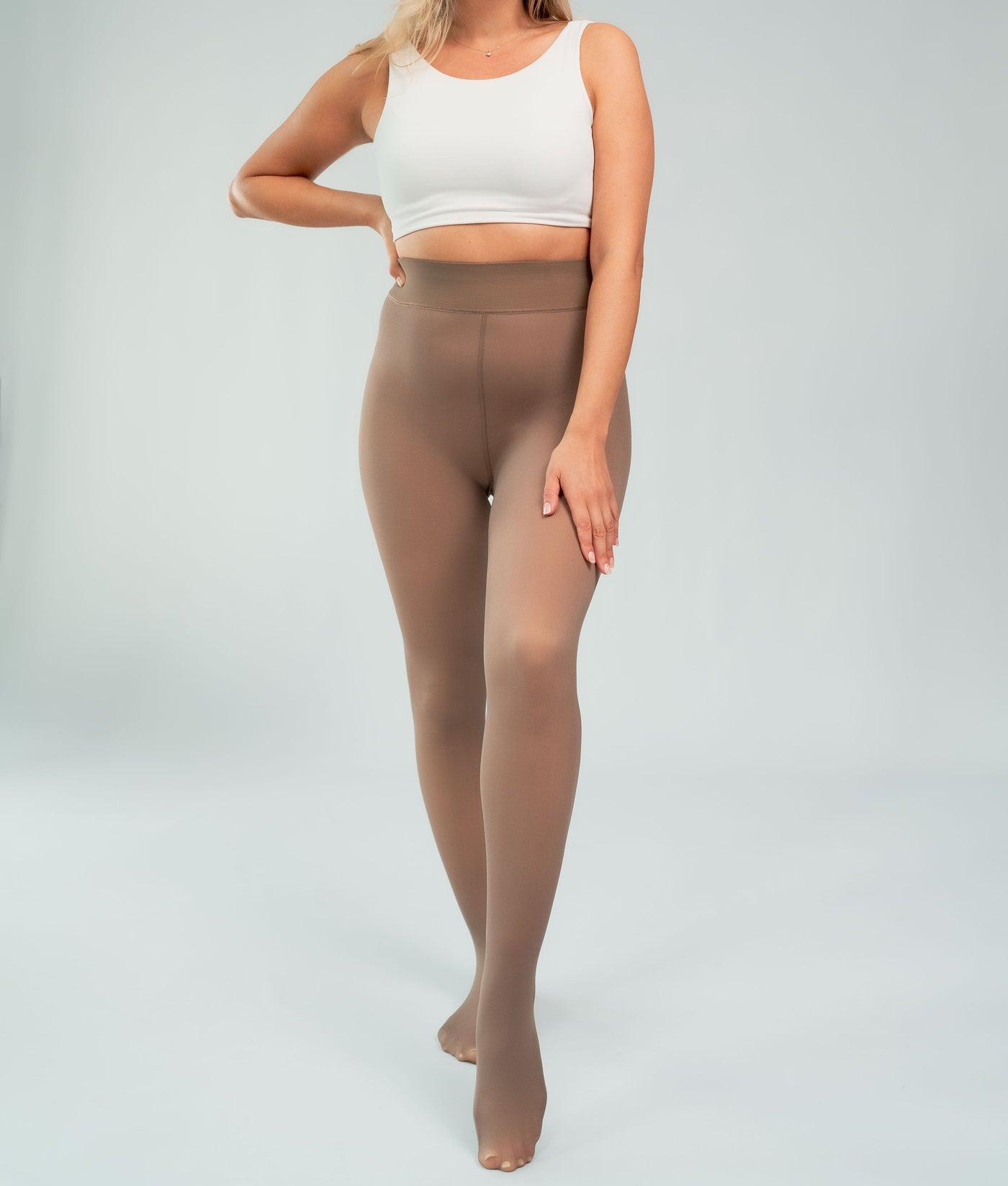 SlimFit Fleece Tights | Lined tights 1+1 FREE