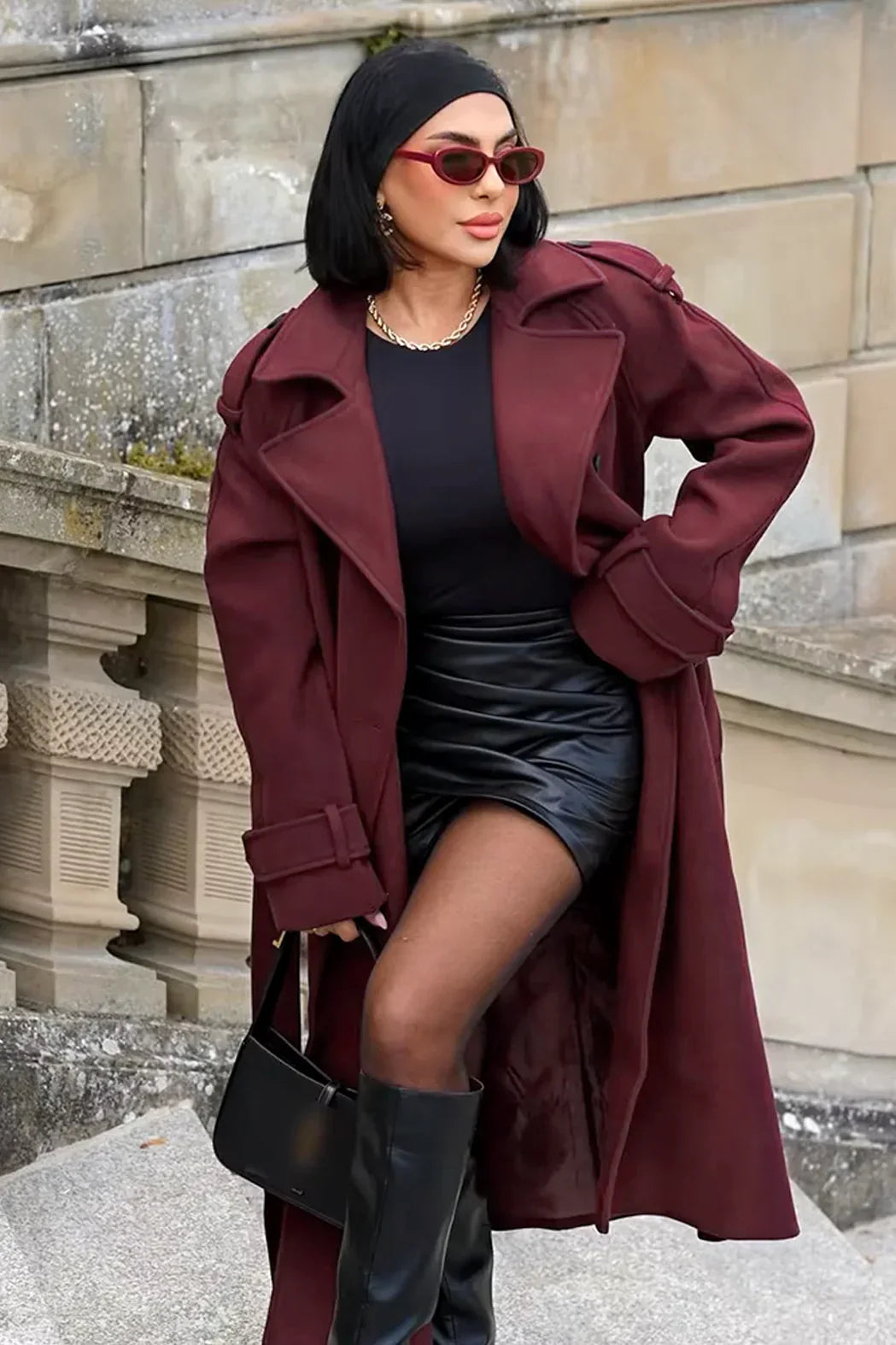 Rosie - Classy Burgundy Jas