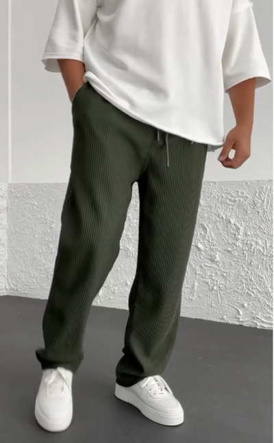 Sebastian™ - Comfortable ribbed spandex pants