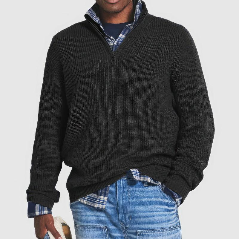 Mark | Men's Zipped Knitted Sweater