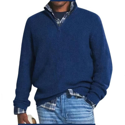 Mark | Men's Zipped Knitted Sweater