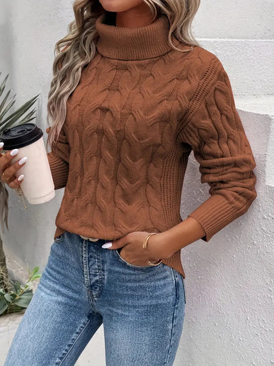 Olivia™ | Twisted Turtleneck Sweater