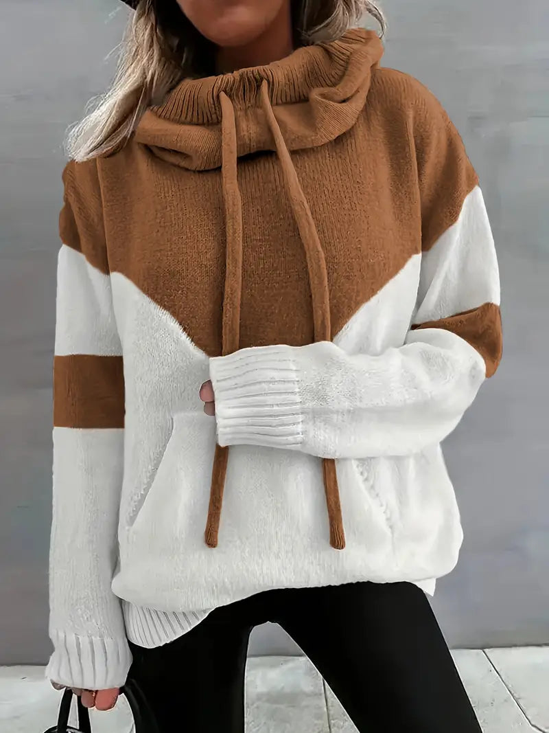 Rosaline Pullover With Hood And Drawstring