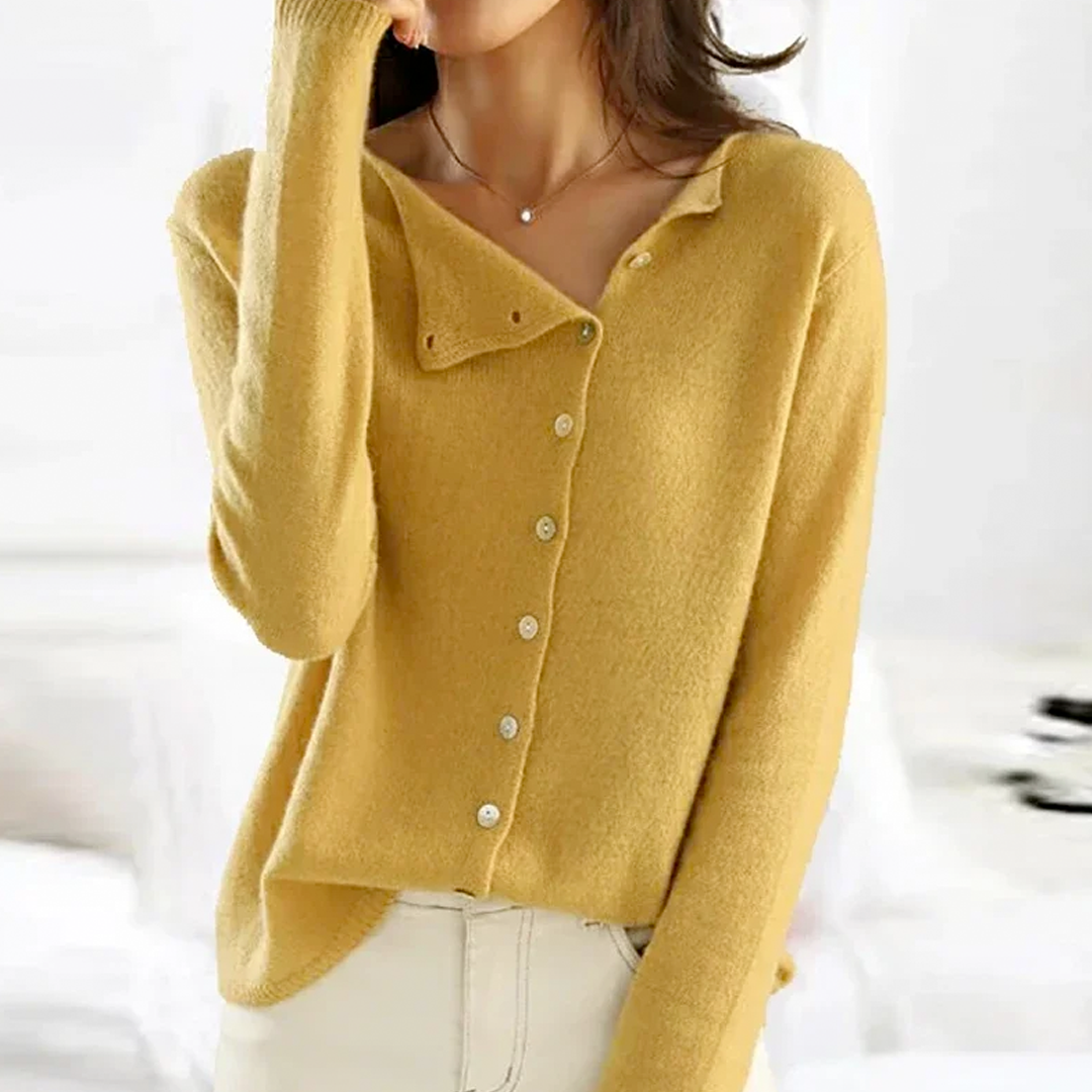 Isla™ - Elegant Wool Cardigan