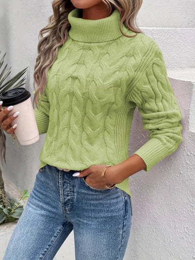 Olivia™ | Twisted Turtleneck Sweater