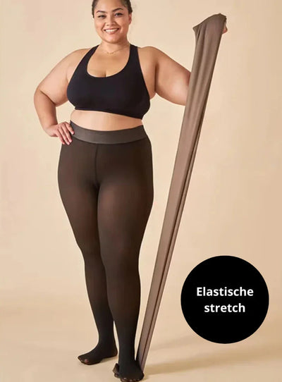 SlimFit Fleece Tights | Lined tights 1+1 FREE