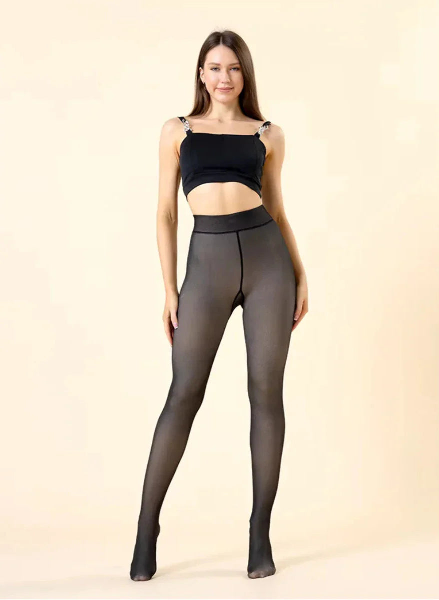 SlimFit Fleece Tights | Lined tights 1+1 FREE